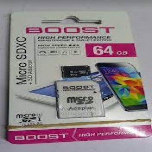 64 GB Boost memory card