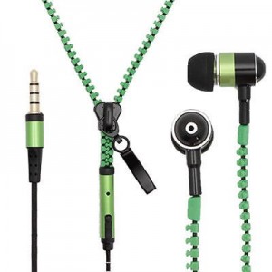 Zipper earphones