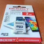 2GB Boost memory card